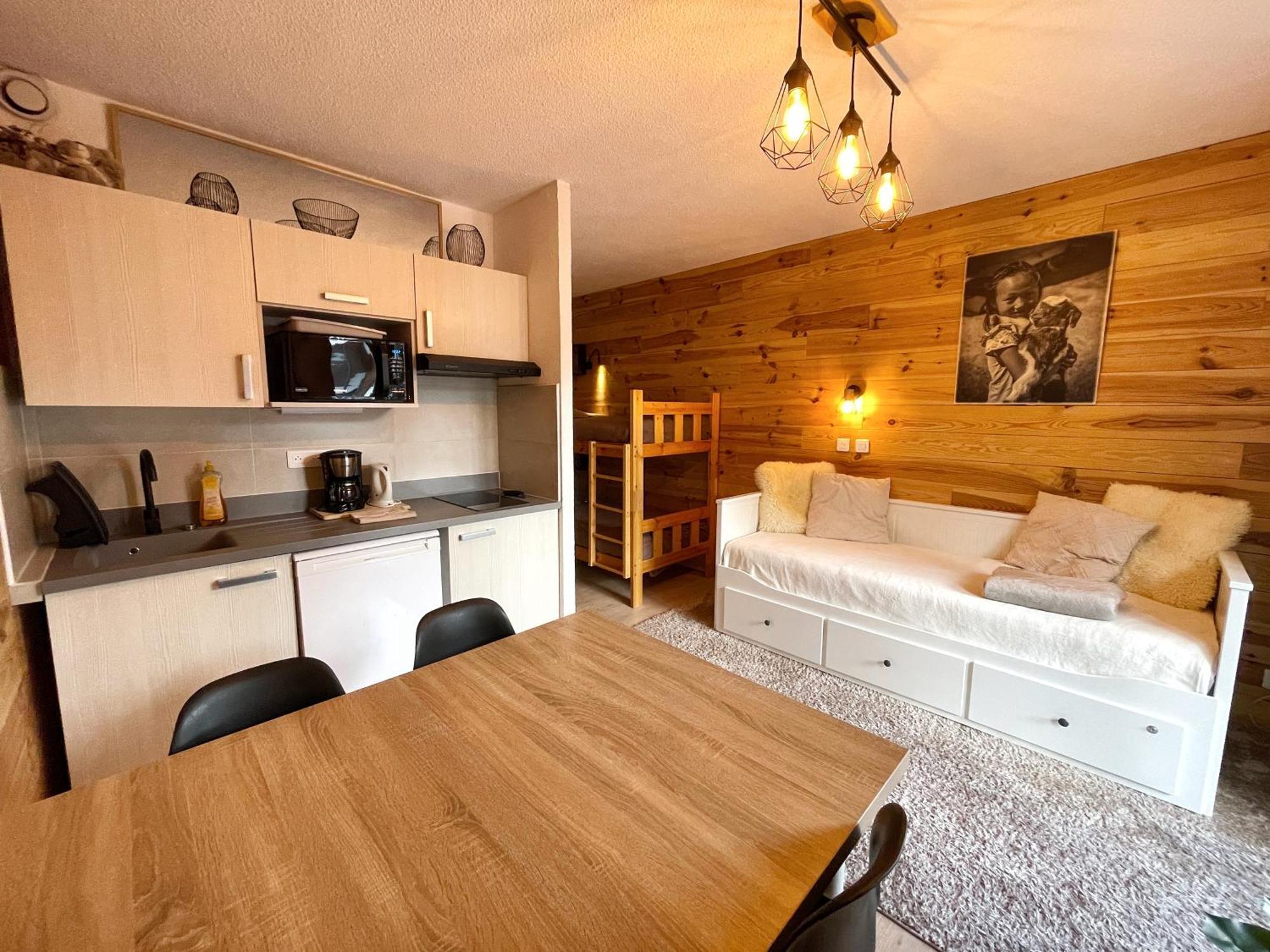 Chalereux Studio A La Montagne Auron Exteriör bild