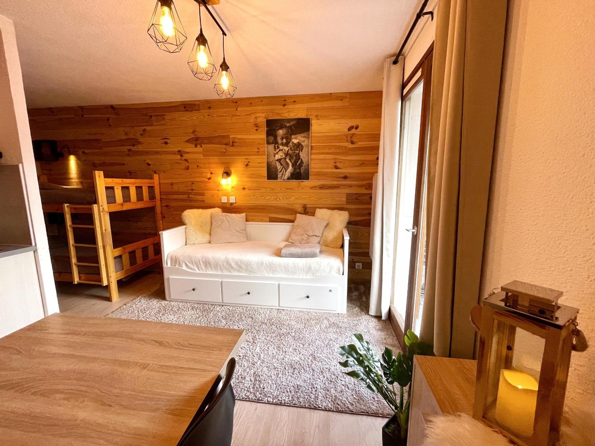 Chalereux Studio A La Montagne Auron Exteriör bild