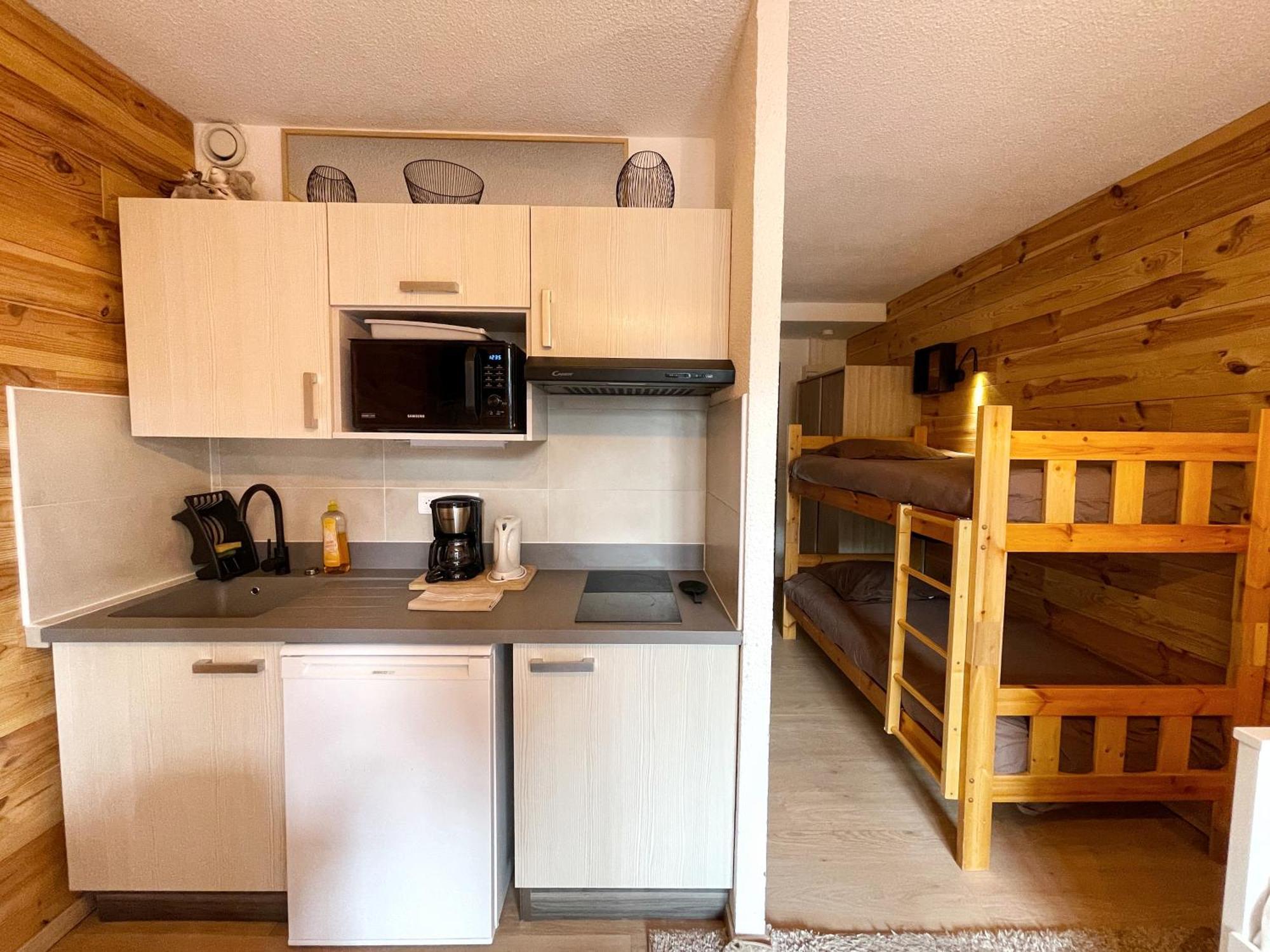 Chalereux Studio A La Montagne Auron Exteriör bild